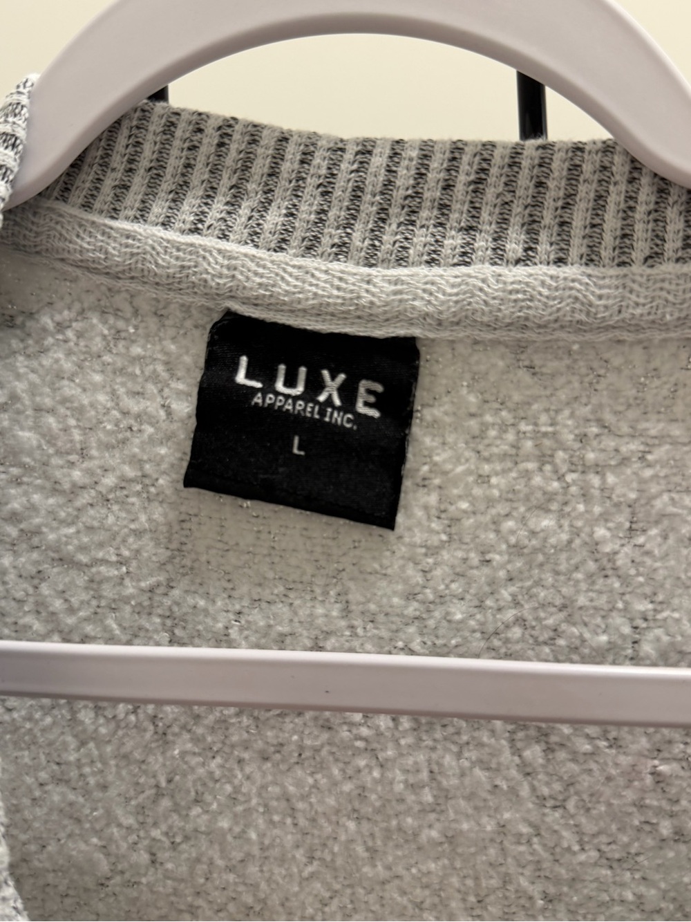 Luxe Gray Crewneck Sweatshirt with Smoky Mountains Embroidery - Picture 2 of 3